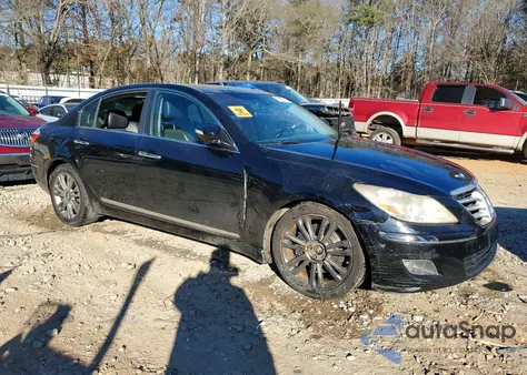 2009 Hyundai Genesis 4.6L from USA, damaged, VIN KMHGC46F29U063417